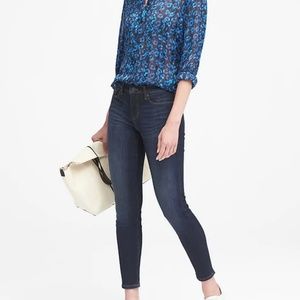 Skinny, dark indigo jean from Banana Republic